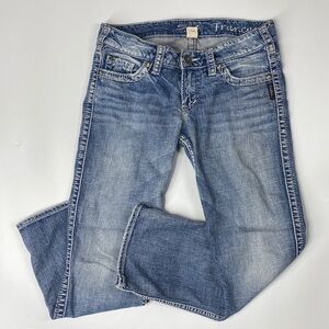 Silver Jeans Frances Capri Jeans Size 29
